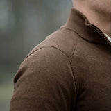 Seeland - Pine Half Zip Sweater // Dark Brown fra Seeland - billede nr. 5 hos GrejFreak.dk
