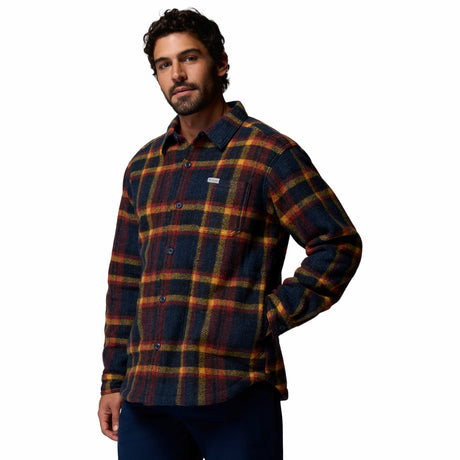 Columbia - Hunter Arch Skjortejakke // Collegiate Navy Track Plaid-2-XtraGrej