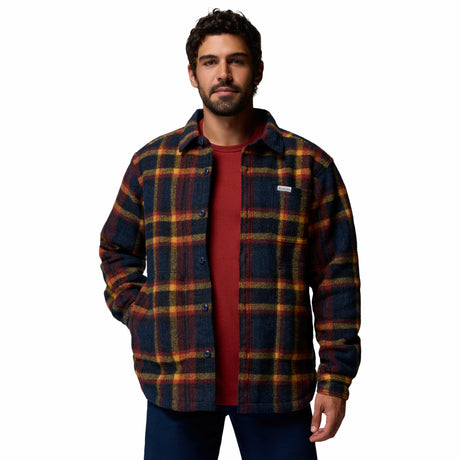 Columbia - Hunter Arch Skjortejakke // Collegiate Navy Track Plaid-3-XtraGrej