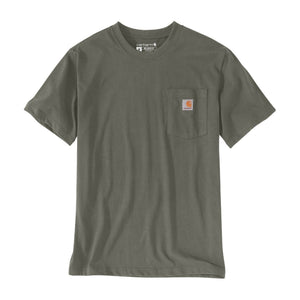 Carhartt - Dearborn Relaxed Pocket T-Shirt // Dusty Olive fra Carhartt - billede nr. 1 hos GrejFreak.dk