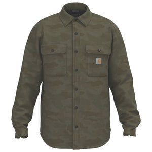 Carhartt - Canvas Fleece Lined Skjortejakke // Army Green Camo fra Carhartt - billede nr. 1 hos GrejFreak.dk