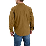 Carhartt - Canvas Fleece Lined Skjortejakke // Oak Brown fra Carhartt - billede nr. 4 hos GrejFreak.dk