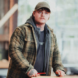 Carhartt - Flannel Sherpa Foret Skjortejakke // Night Fatigue-3-XtraGrej
