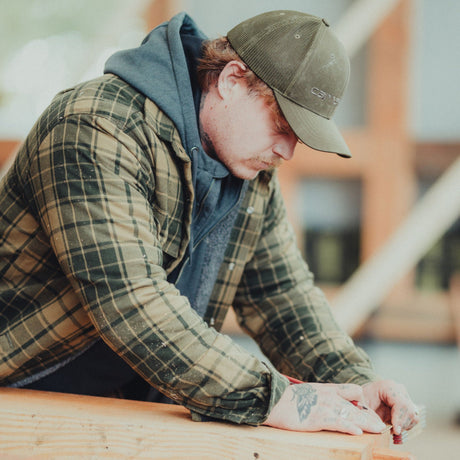 Carhartt - Flannel Sherpa Foret Skjortejakke // Night Fatigue-6-XtraGrej