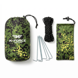 K-Force Tactical - Vandtæt Teltflage Tarp (3x3m) // M/84 Legacy-3-XtraGrej