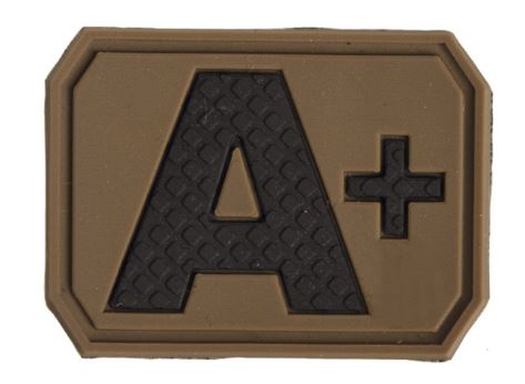Mil-Tec Blodgrupp A+ VelcroPatch