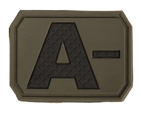 Mil-Tec Blodgrupp A- VelcroPatch