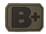 Mil-Tec Blodgrupp B+ VelcroPatch