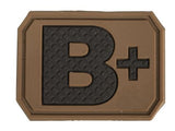 Mil-Tec Blodgrupp B+ VelcroPatch