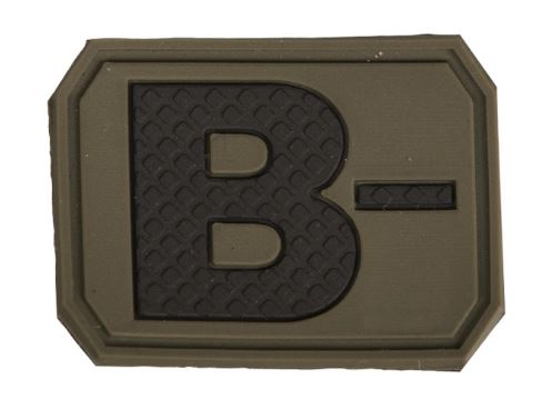 Mil-Tec Blodgrupp B- VelcroPatch