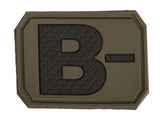 Mil-Tec Blodgrupp B- VelcroPatch