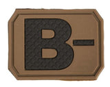 Mil-Tec Blodgrupp B- VelcroPatch