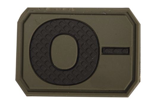 Mil-Tec Blodgrupp 0- Patch