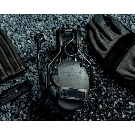 3M Peltor - ComTac VIII Høreværn NATO Wire 29 dB // Koksgrå-3-XtraGrej