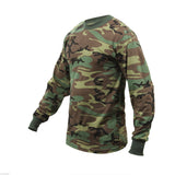 Långärmad camouflage-t-shirt
