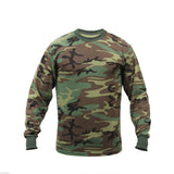 Långärmad camouflage-t-shirt