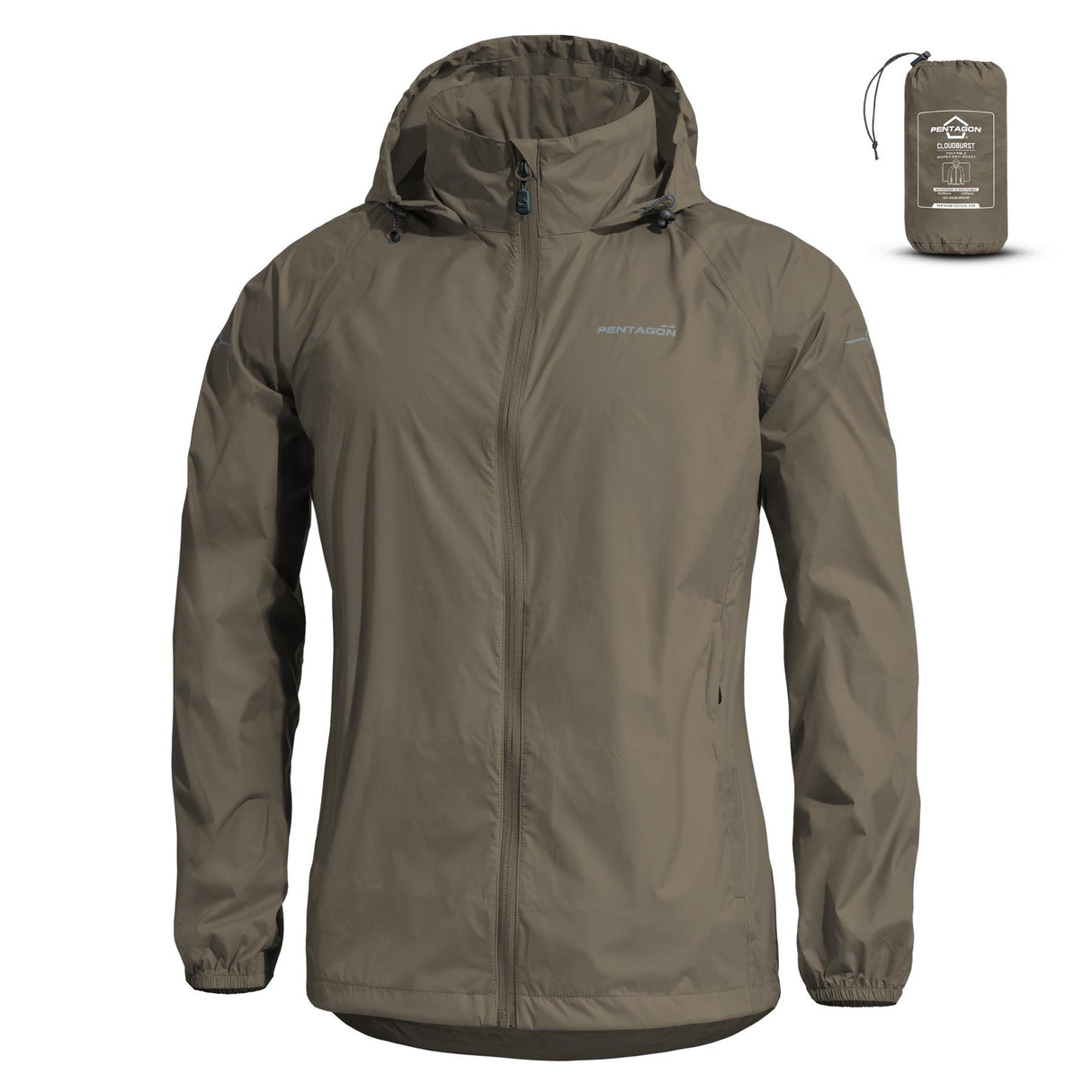 Pentagon Tactical - Cloudburst Packable Womens Rain Jacket