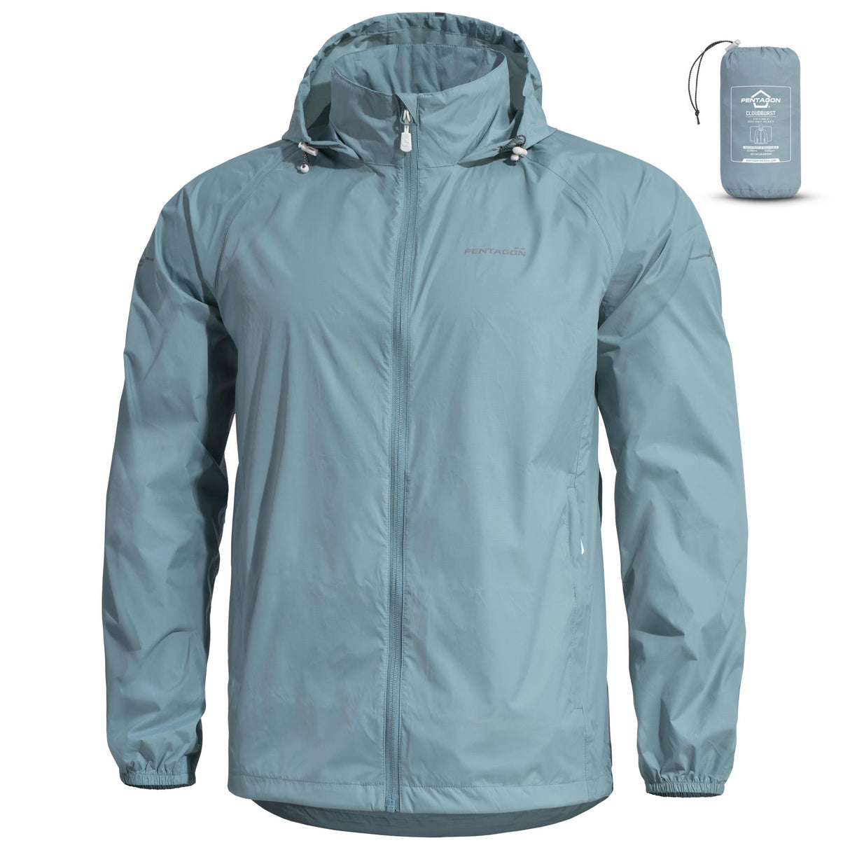 Pentagon Tactical - Cloudburst Packable regnjacka för män