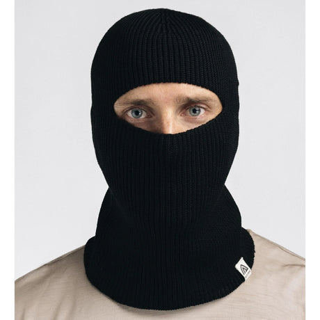 Aclima - Flat Knit Balaclava Hat // Sort-5-XtraGrej