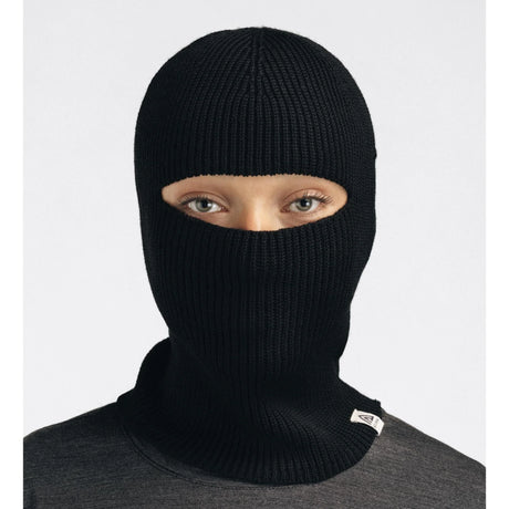 Aclima - Flat Knit Balaclava Hat // Sort-8-XtraGrej