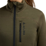 Aclima - FleeceWool Dame Jakke // Tarmac-4-XtraGrej