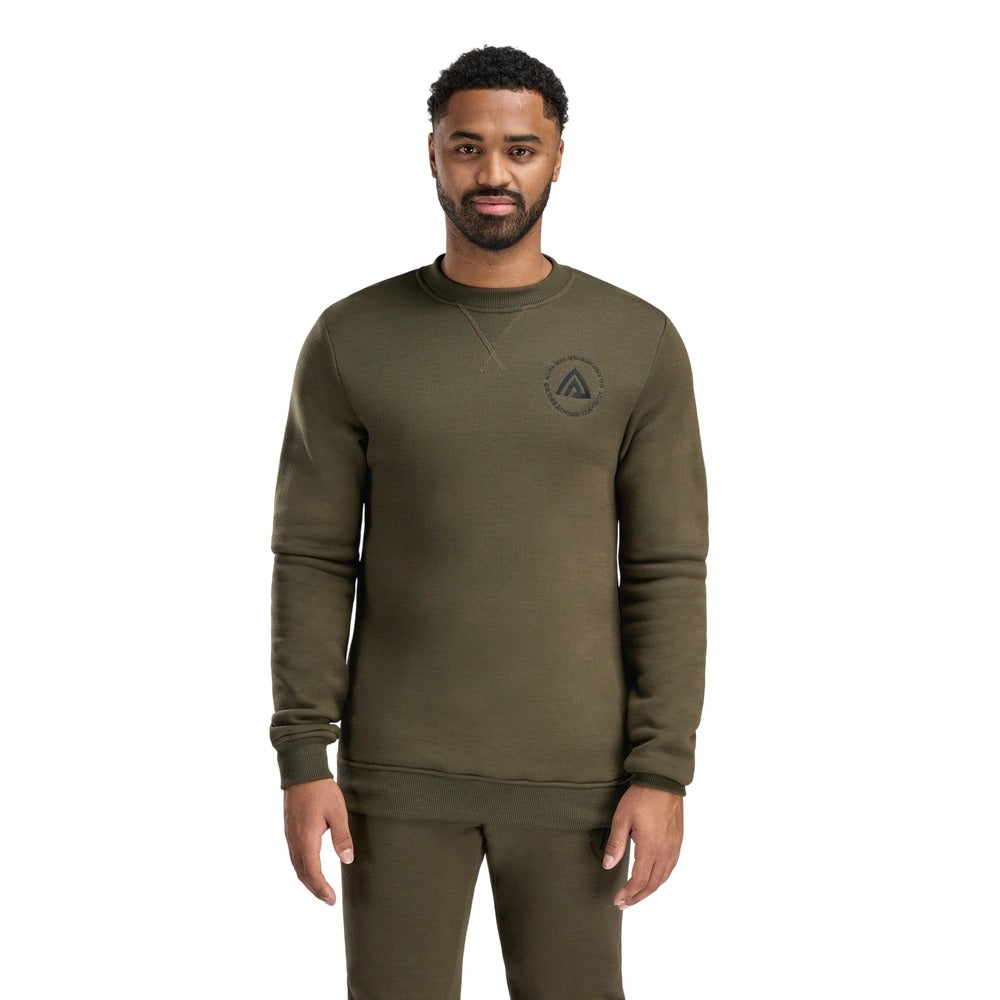 Aclima - FleeceWool Herre Crewneck // Tarmac-1-XtraGrej