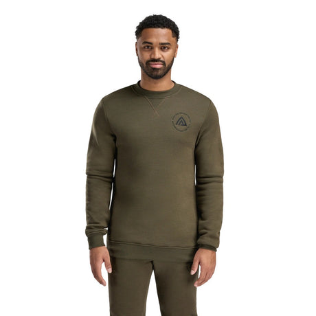 Aclima - FleeceWool Herre Crewneck // Tarmac-1-XtraGrej