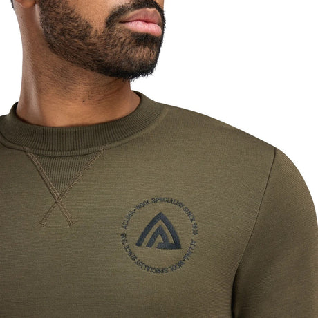 Aclima - FleeceWool Herre Crewneck // Tarmac-3-XtraGrej