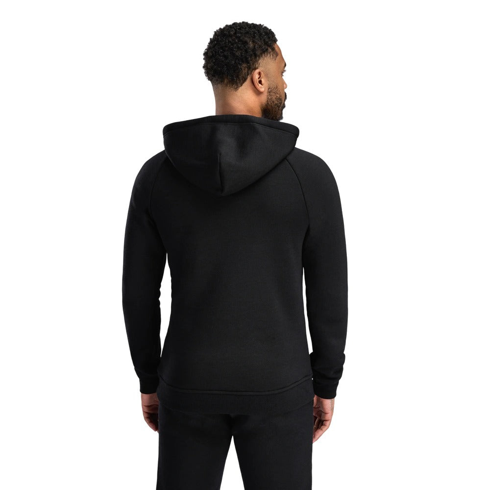 Aclima - FleeceWool Herre Hoodie // Jet Black-2-XtraGrej