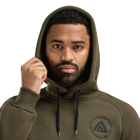 Aclima - FleeceWool Herre Hoodie // Tarmac-3-XtraGrej
