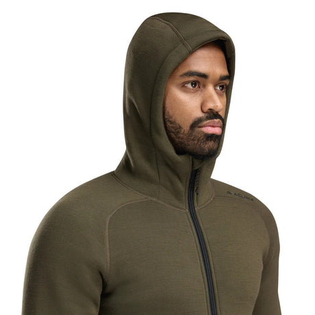 Aclima - FleeceWool Hooded Herre Jakke // Tarmac-3-XtraGrej