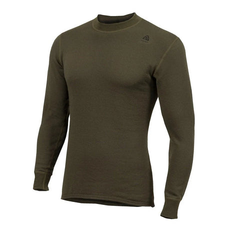Aclima - HotWool 230g Unisex Crew Neck Uldtrøje // Olivengrøn-2-XtraGrej
