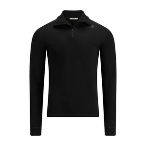 Aclima - HotWool FR Herre Polo // Jet Black-1-XtraGrej