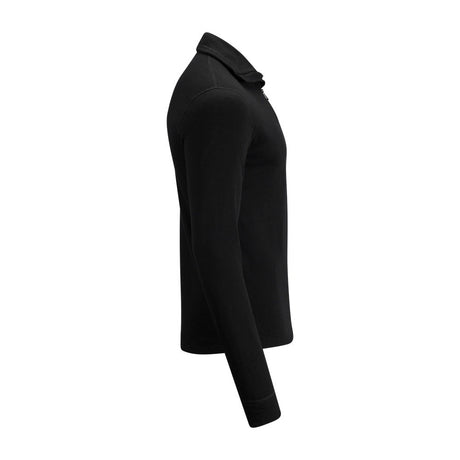 Aclima - HotWool FR Herre Polo // Jet Black-3-XtraGrej