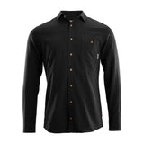 Aclima - LeisureWool Woven Herre Uldskjorte // Sort-1-XtraGrej