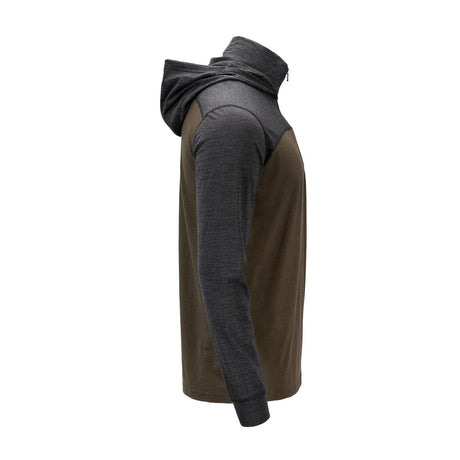 Aclima - LightWool 180 Herre Hoodie // Tarmac/Marengo-3-XtraGrej