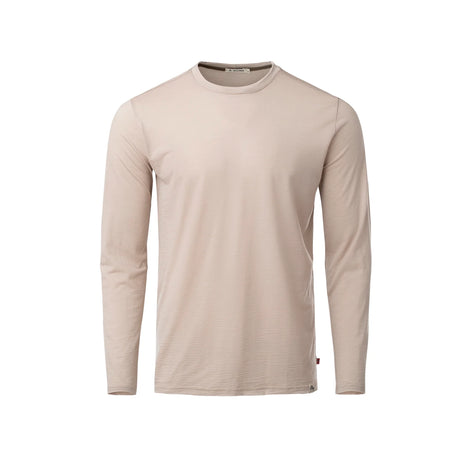 Aclima - LightWool 180 Langærmet Herre Uldtrøje // Simple Taupe-1-XtraGrej