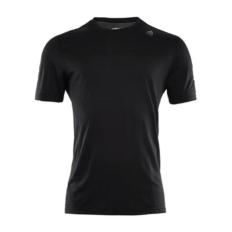 Aclima - LightWool Classic Herre T-shirt // Sort-1-XtraGrej