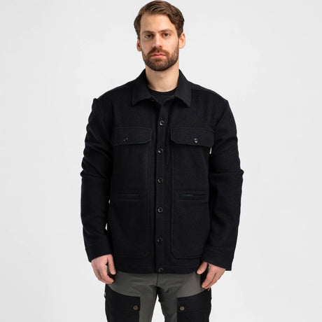 Aclima - Reborn Lumber Jakke Herre // Dark Grey Melange-6-XtraGrej