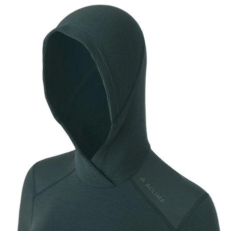 Aclima - StreamWool 400g Dame Hoodie // Grøn-3-XtraGrej