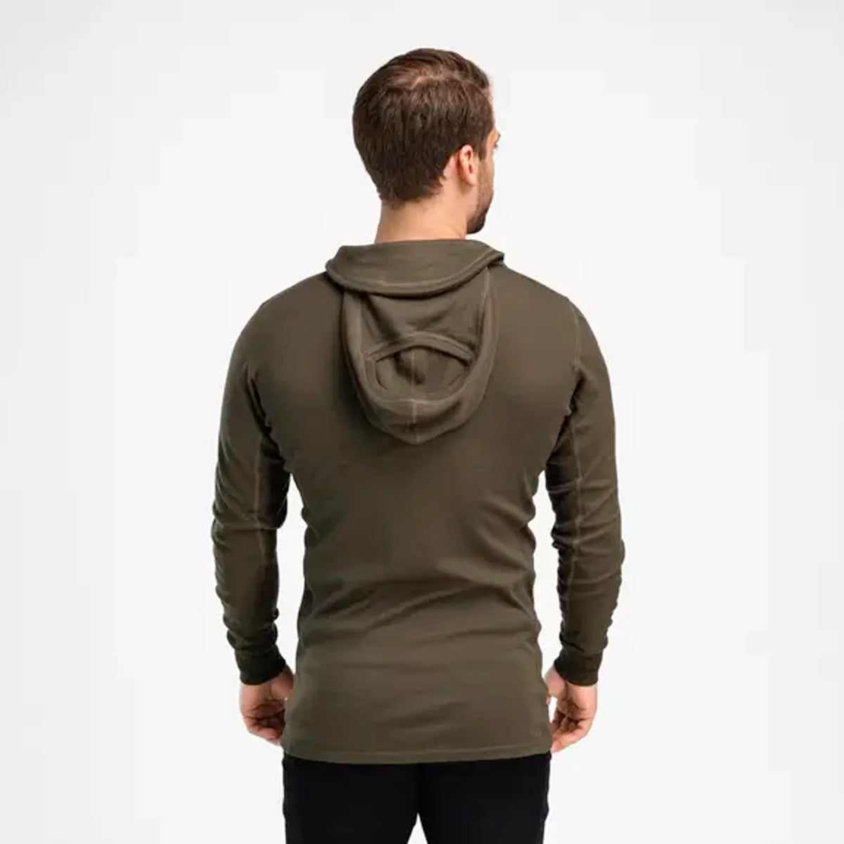 Aclima - WarmWool 200g Herre Hoodsweater V2 // Tarmac-7-XtraGrej