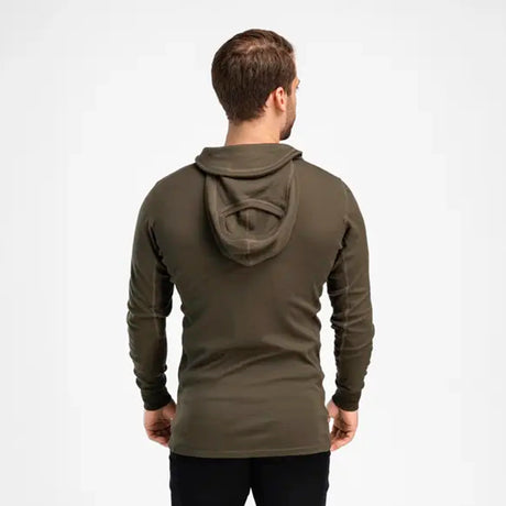Aclima - WarmWool 200g Herre Hoodsweater V2 // Tarmac-7-XtraGrej