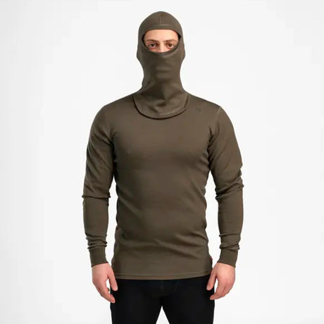 Aclima - WarmWool 200g Herre Hoodsweater V2 // Tarmac-8-XtraGrej