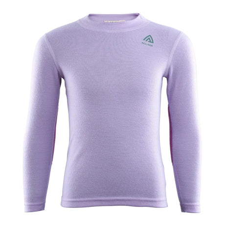 Aclima - WarmWool Børnetrøje // Lilla / Pink-1-XtraGrej