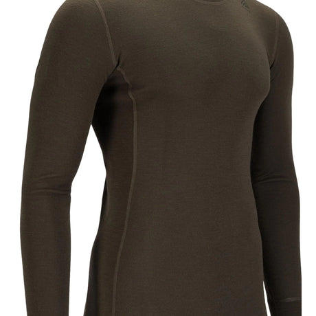 Aclima - WarmWool Crewneck Herre // Olivengrøn-3-XtraGrej