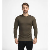 Aclima - WarmWool Crewneck Herre // Olivengrøn-5-XtraGrej