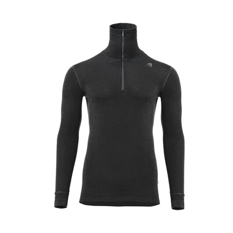 Aclima - WarmWool Herre Polo // Sort-1-XtraGrej