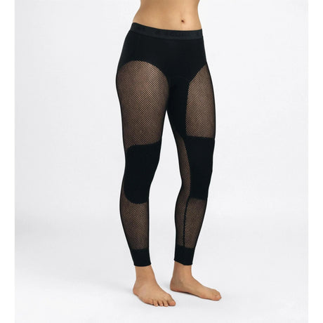 Aclima - WoolNet 120g Dame Lange Underbukser // Sort-5-XtraGrej