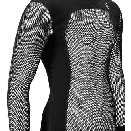 Aclima - Woolnet 120g Herre Crew Neck Uldtrøje // Sort-3-XtraGrej