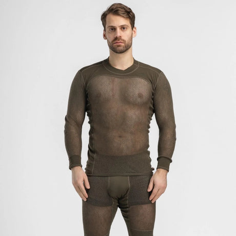 Aclima - WoolNet 120g Herre Crew Neck Uldtrøje // Tarmac-5-XtraGrej